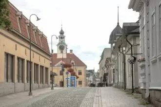 The old town of Rauma is the historic center of the town of Rauma on the southwest coast of Finland.