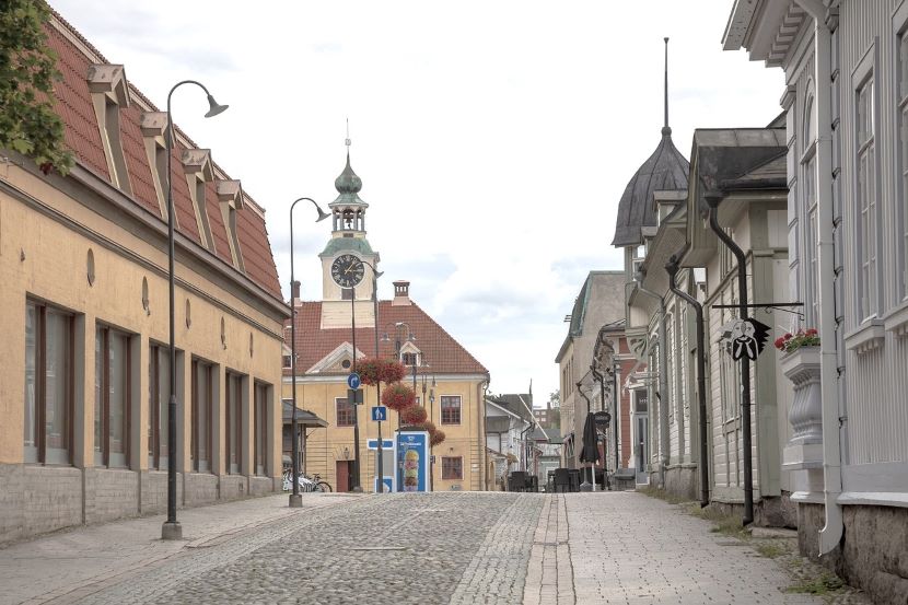 The old town of Rauma is the historic center of the town of Rauma on the southwest coast of Finland.