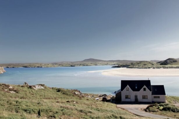 Uig Beach located on the south western side of the Isle of Lewis , in the Outer Hebrides, Scotland ,United Kingdom.