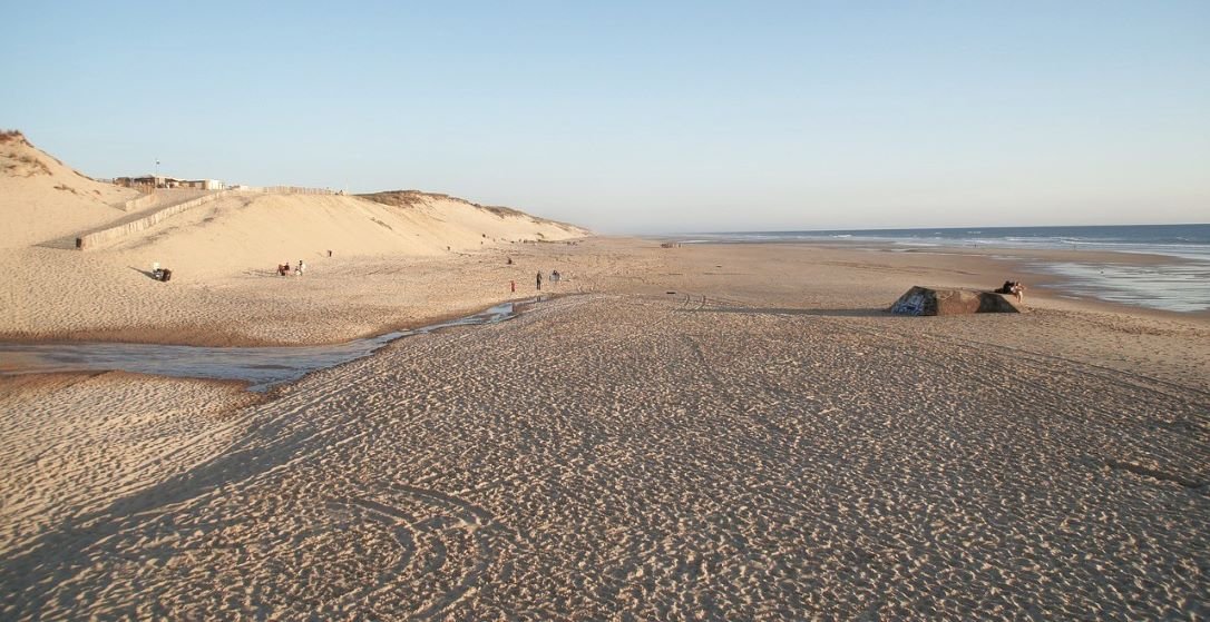 Biscarrosse Plage is a busy suburb -resort in the Landes department (Aquitaine region). in southwestern France.