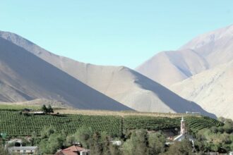 Pisco Elqui is a village in the commune of Paihuano, Elqui Province, Coquimbo Region in northern Chile.