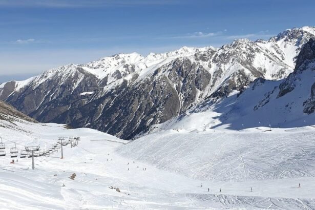 Shymbulak Mountain Resort is a winter sports resort in Almaty, Kazakhstan in the Trans-Ili Alatau Mountains.