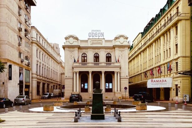 The Calea Victoriei the oldest and most important boulevard in the historic city center of Bucharest in Romania.