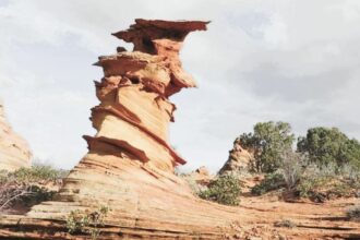The Control Tower (Dali Rock) is a rock formation in Coyote Buttes South, a section of the Paria Canyon-Vermilion Cliffs Wilderness ,in Arizona ,United States.