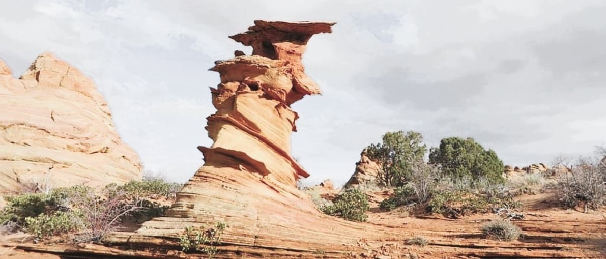 The Control Tower (Dali Rock) is a rock formation in Coyote Buttes South, a section of the Paria Canyon-Vermilion Cliffs Wilderness ,in Arizona ,United States.