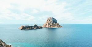 Es Vedra is a small rocky island as part of the mini-archipelago of the Pitius Islands, which is part of the Balearic Islands,in Spain.