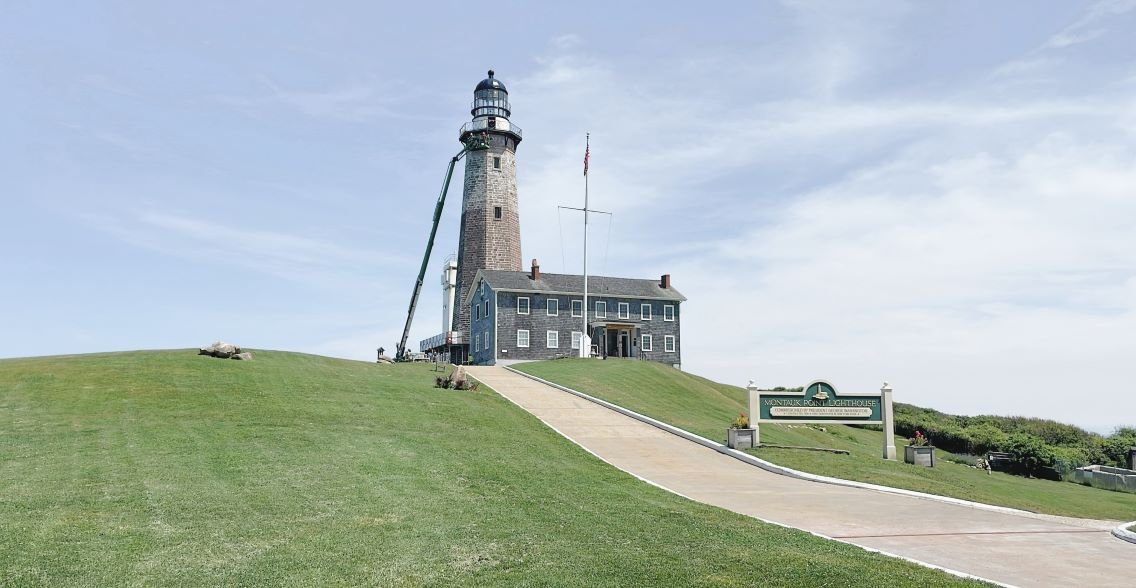 Montauk Point Light is a lighthouse located on the easternmost point of Long Island - Montauk Point, Suffolk County, New York, USA.