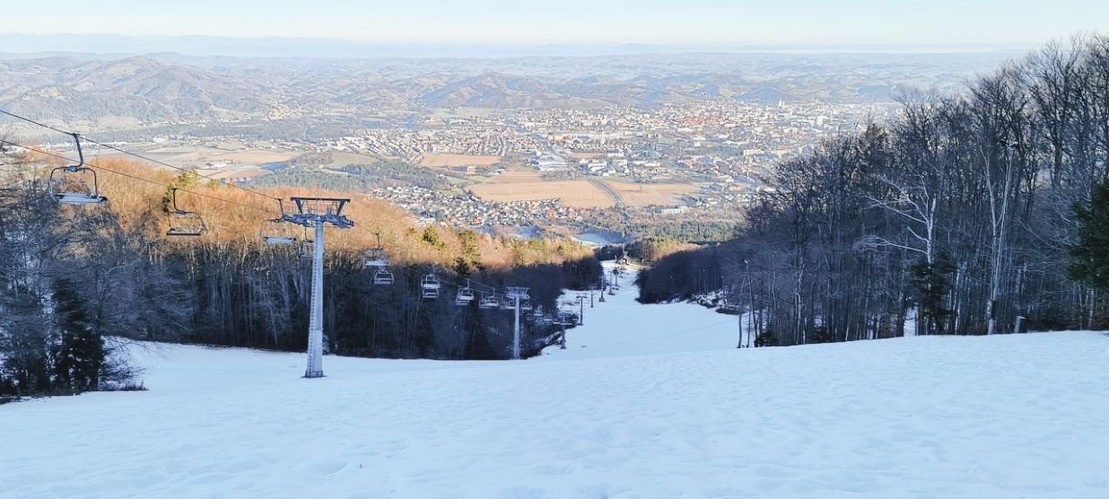 Rogla is a mountain, settlement and resort in the Pohorje region in the Lower Styria region of northeastern Slovenia.