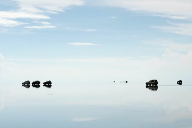 The Salar de Uyuni is a vast salt flat located in the highlands of southwestern Bolivia.
