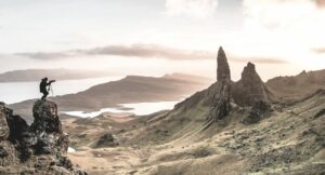 The most famous point of The Storr and one of the island's main tourist attractions is probably the so-called Old Man of Storr