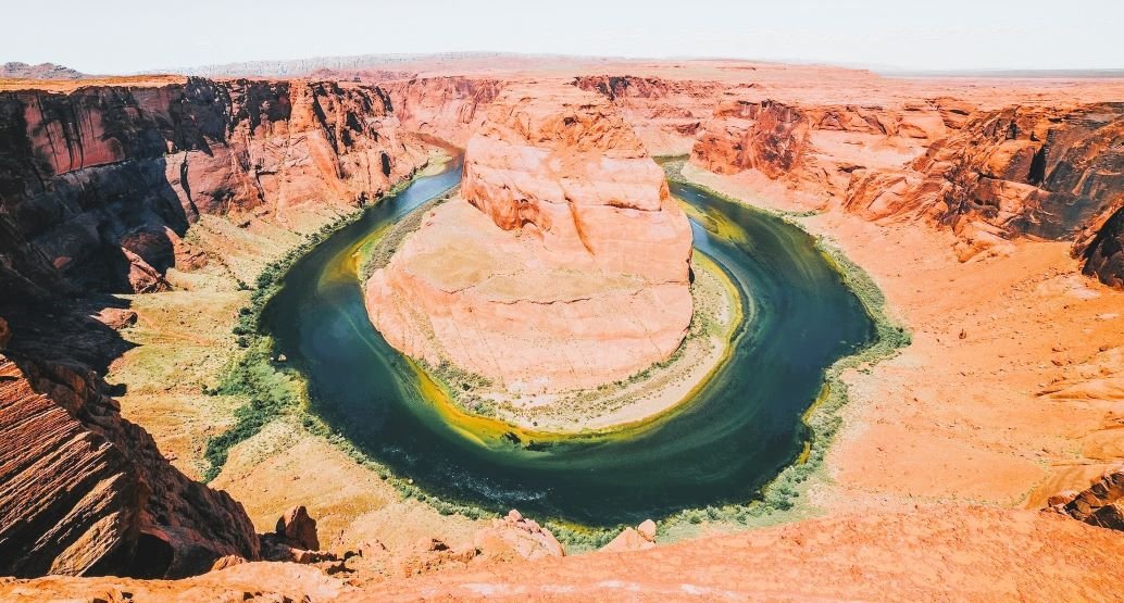 Horseshoe Bend is a horseshoe-shaped valley meander of the Colorado River near the town of Page, Arizona, United States.