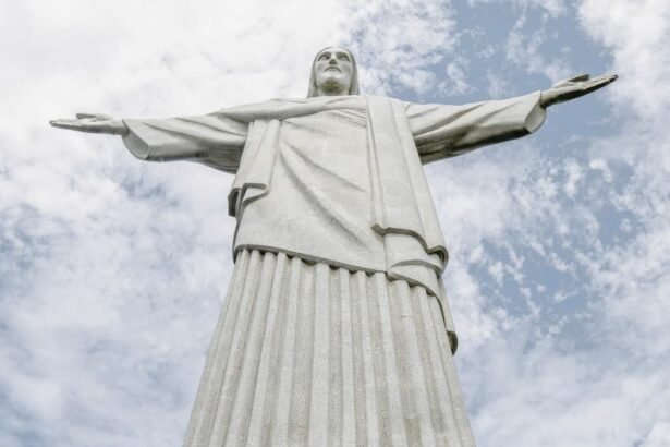 Christ the Redeemer is a monumental statue of Christ, dominating the city of Rio de Janeiro in Brazil.