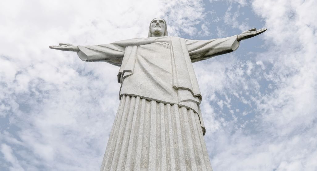 Christ the Redeemer is a monumental statue of Christ, dominating the city of Rio de Janeiro in Brazil.