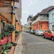 Fontainhas is a Portuguese heritage colonial quarter in the city of Panjim , the capital of the Indian state of Goa.