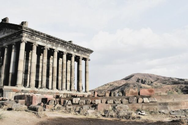 The Temple of Garni is an Hellenistic-Ionic, pagan temple located in the village of Garni, in the Kotayk Province of Armenia.