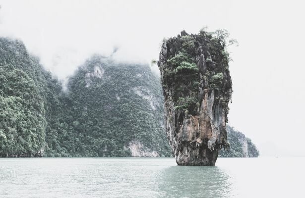 Ko Khao Phing Kan (also known as"James Bond Island") is an island in Phang Nga Bay northeast of Phuket, in southern Thailand.