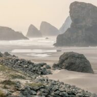 Meyers Beach Also known as Meyers Creek Beach located south of the town of Gold Beach, a town in Curry County, Oregon, United States.