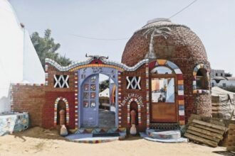 Nubian Village Aswan Located on the West Bank of the Nile, near the city of Aswan , Egypt.