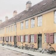 Nyboder is a historic district of row houses from former naval barracks in Copenhagen, Denmark.
