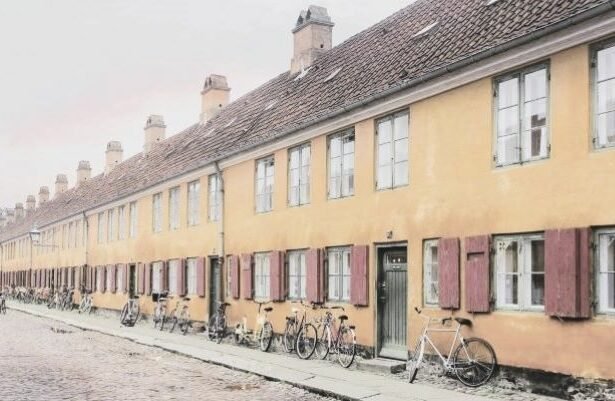 Nyboder is a historic district of row houses from former naval barracks in Copenhagen, Denmark.