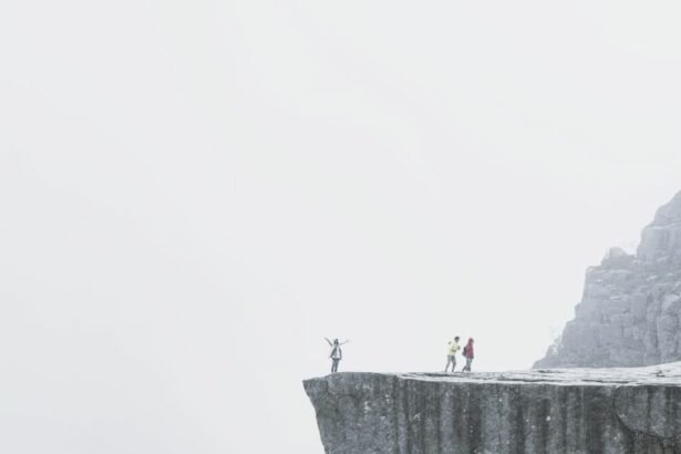 Preikestolen is a cliff in Norway which rises 604 meters above the waters of the Lysefjord.