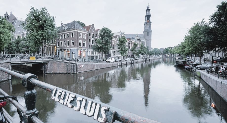 The Prinsengracht , Also known as 'Prince's Canal' is a 3.2-km-long canal in the center of Amsterdam ,the capital of the Netherlands.