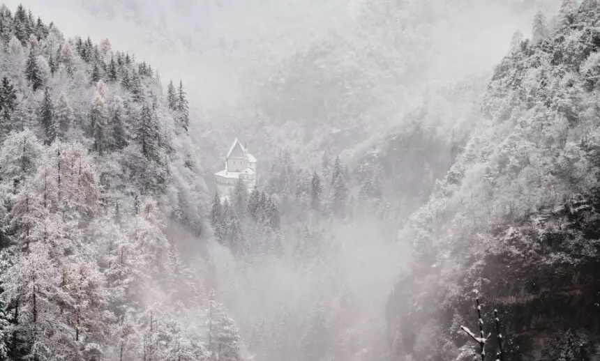 The Sanctuary of Saint Romedio is an Italian religious complex and a Catholic pilgrimage center in the commune of Predaia, in the Province of Trento.