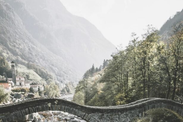The Ponte dei Salti, also called ponte romano, is a pedestrian arched medieval bridge over the Verzasca river, in the municipality of Verzasca, in Switzerland.