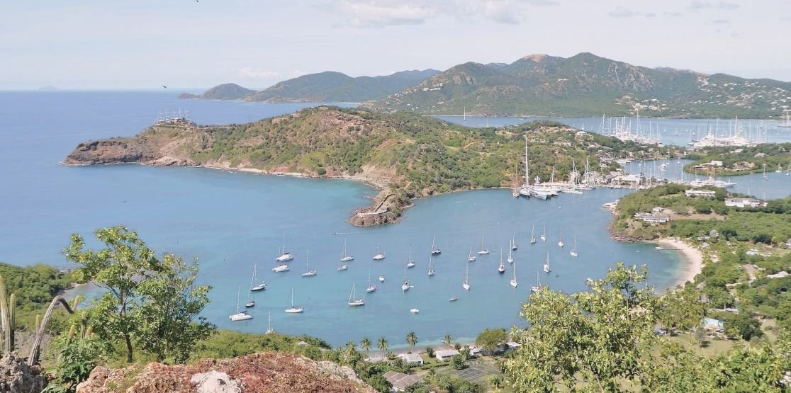 Shirley Heights is a is a famous historic lookout in Antigua, a caribean island in the Lesser Antilles.