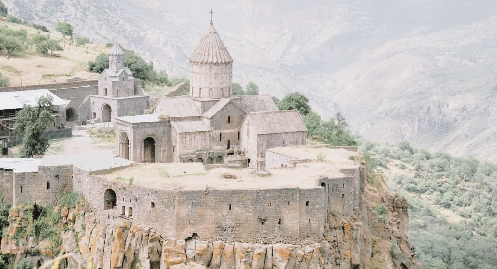 Tatev Monastery is a Armenian apostolic monastery located near the village of Tatev in the Syunik Province of southeastern Armenia.