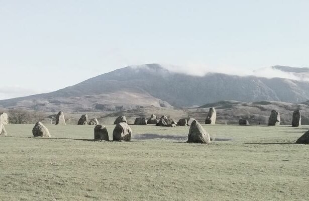 Castlerigg Stone Circle is a megalithic cromlech structure ,Located near the city of Keswick , North West England,United Kingdom.