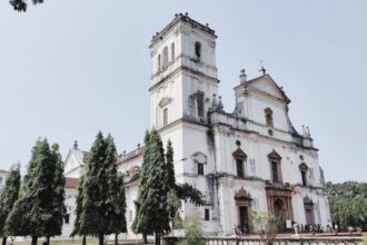 St. Catherine's Cathedral known as Sé Catedral , is a Catholic cathedral in Old Goa, Goa state ,India.
