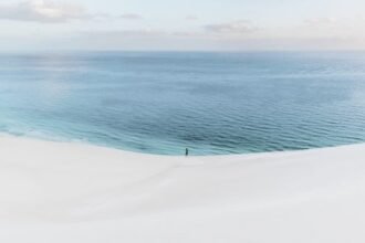 Arher sand dunes located in Socotra , an island of Yemen in the northwest Indian Ocean.