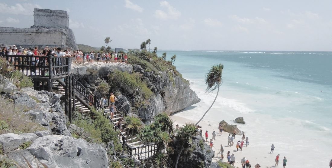 Tulum is an archaeological site of an ancient Mayan city is located on the so-called Riviera Maya, a coastal strip on the Caribbean coast of Mexico.