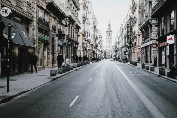 Calle de la Paz is one of the main urban arteries of the city of Valencia ,the capital of the homonymous province in eastern Spain.