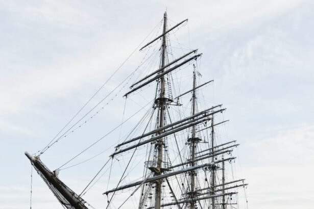 The Kaiwo Maru is a historic Japanese sailing training ship rigged as a four-masted barque