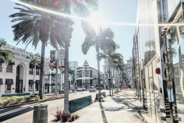 Rodeo Drive is a two-mile street in Beverly Hills, a city located in Los Angeles County, California, United States.