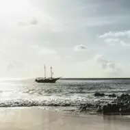Praia do Sancho or Sancho Beach Located in the Fernando de Noronha National Marine Park , a national park in the state of Pernambuco, Brazil.