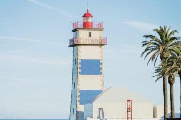 The Santa Marta Lighthouse is a lighthouse located on the Fort of Santa Marta in the district of Lisbon in Portugal.