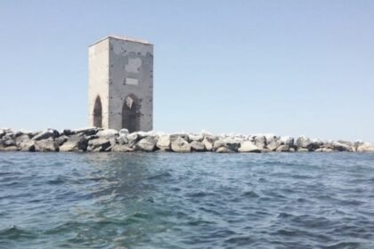 The Meloria Tower (Torre della Meloria), is a tower located opposite the port of Livorno in the province of Livorno in Tuscany,Italy.