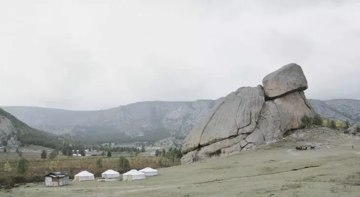 Turtle Rock is a rock formation in the Mongolian Gorkhi-Terelj National park 70 km north east from Ulaanbaatar.