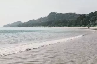 Radhanagar Beach located on the western coast of Havelock Island in Andaman Islands, an archipelago, made up of 200 islands, in the northeastern Indian Ocean.