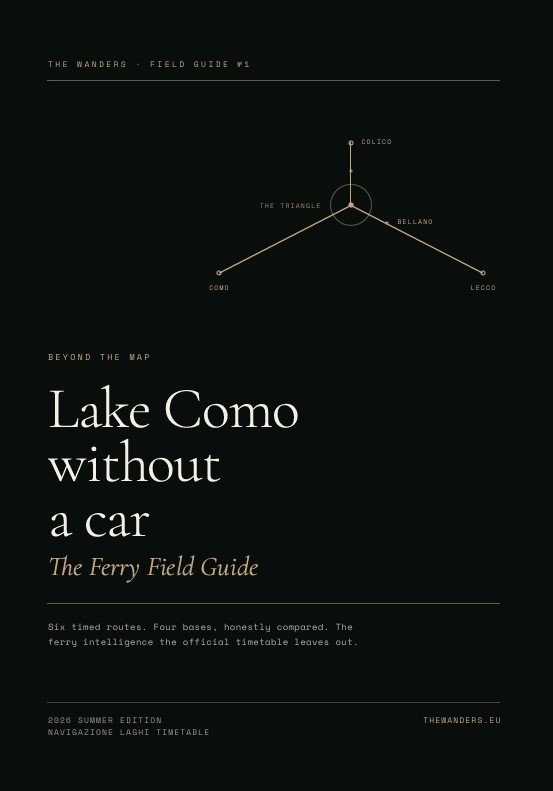 Lake Como Without a Car — The Ferry Field Guide
